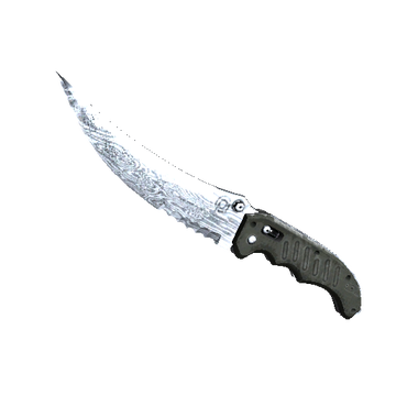Flip Knife Damascus Steel